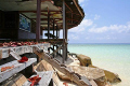   Abandoned dive lodge Sipadan.Canon 350D. Sipadan. Sipadan 350D  